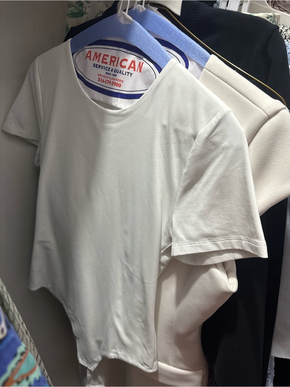 Aritzia White Short Sleeve Crewneck Bodysuit